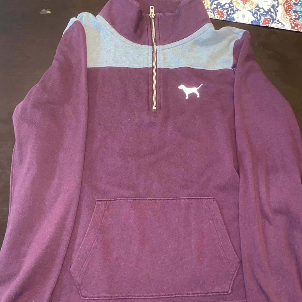 PINK maroon zip up